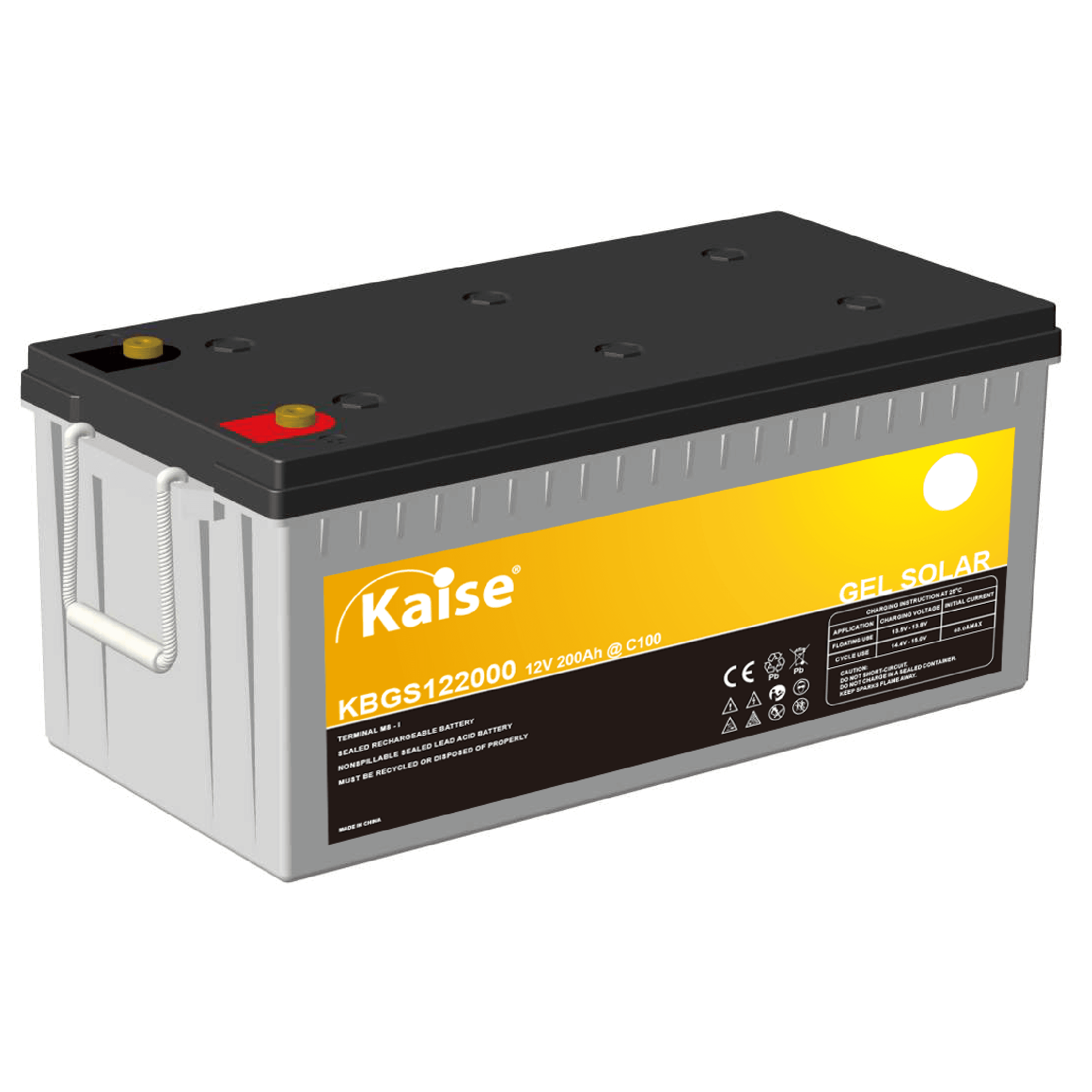 Batería GEL solar 12V 200Ah Monobloque
