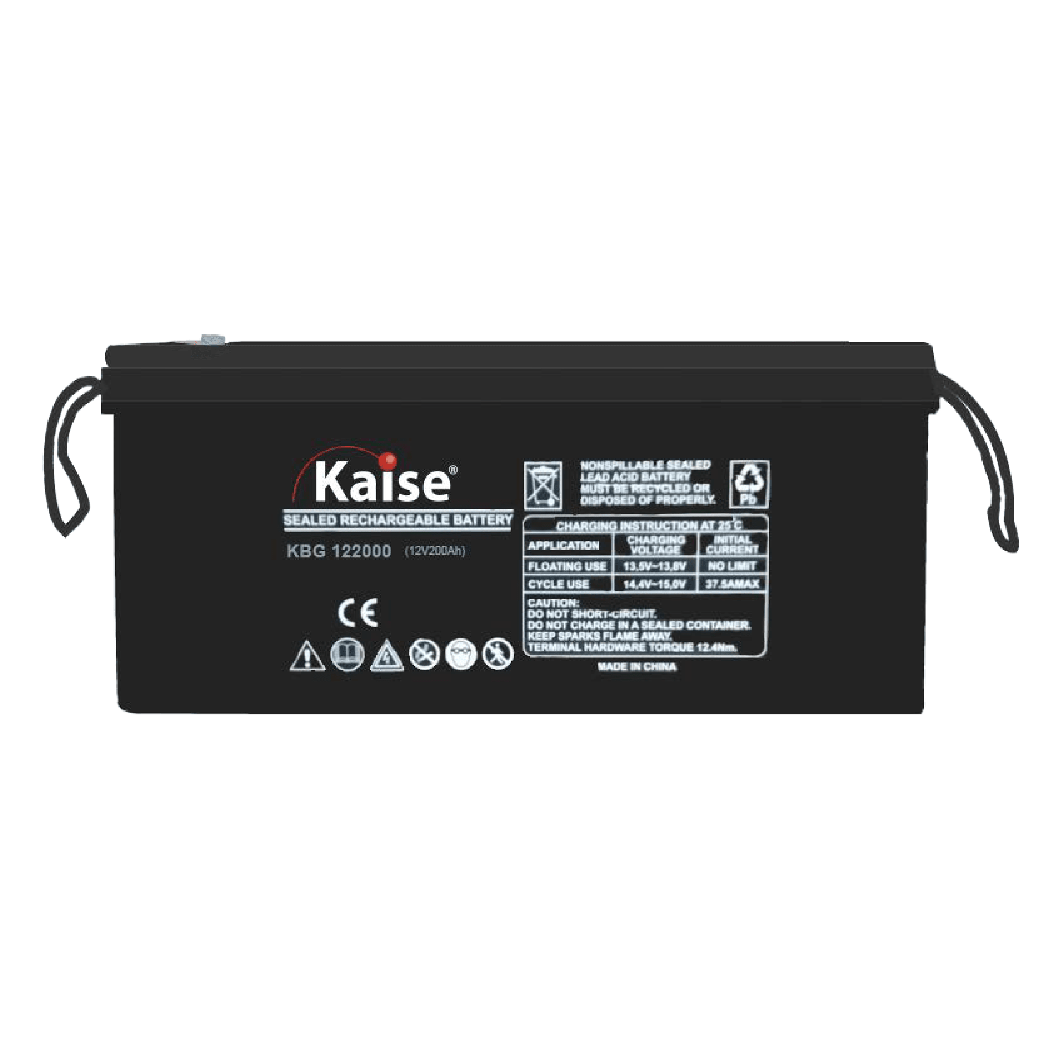 Batería GEL Ciclo Profundo 12V 200Ah Kaise KBG122000