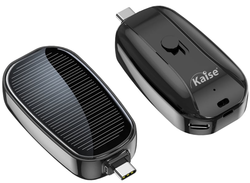 Power Bank Solar Llavero Kaise KPB05 USB-C