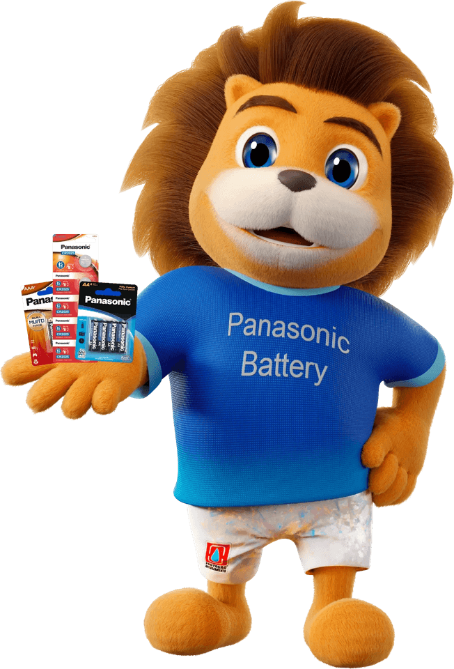 León de Panasonic Battery con pilas alcalinas, zinc-carbón y de litio CR2025